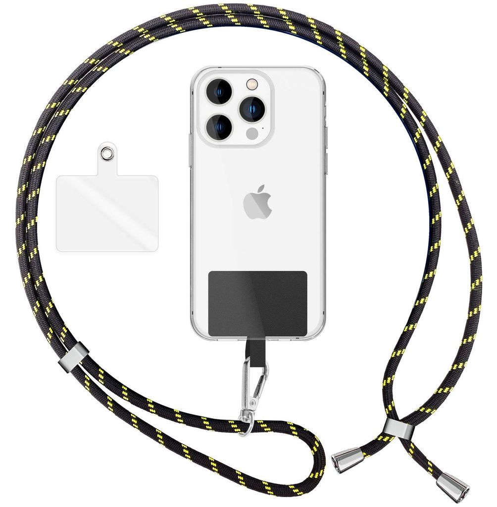 NALIA Universal Lanyard mit 2 Pads & Karabinerhaken - 160cm Produktbild 