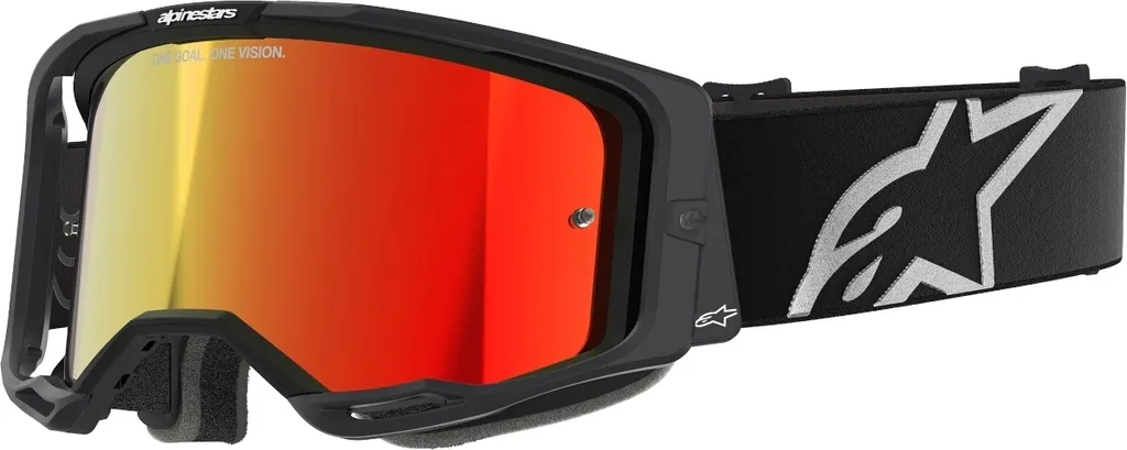 Alpinestars Vision 8 Corp Lunettes MX écran miroir anti-buée et noir