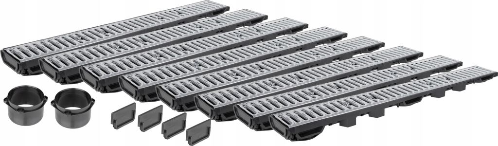 LINEARE ENTWÄSSERUNG H55 VERZINKT Rost bis 1,5 Tonnen A15 Produktbild 