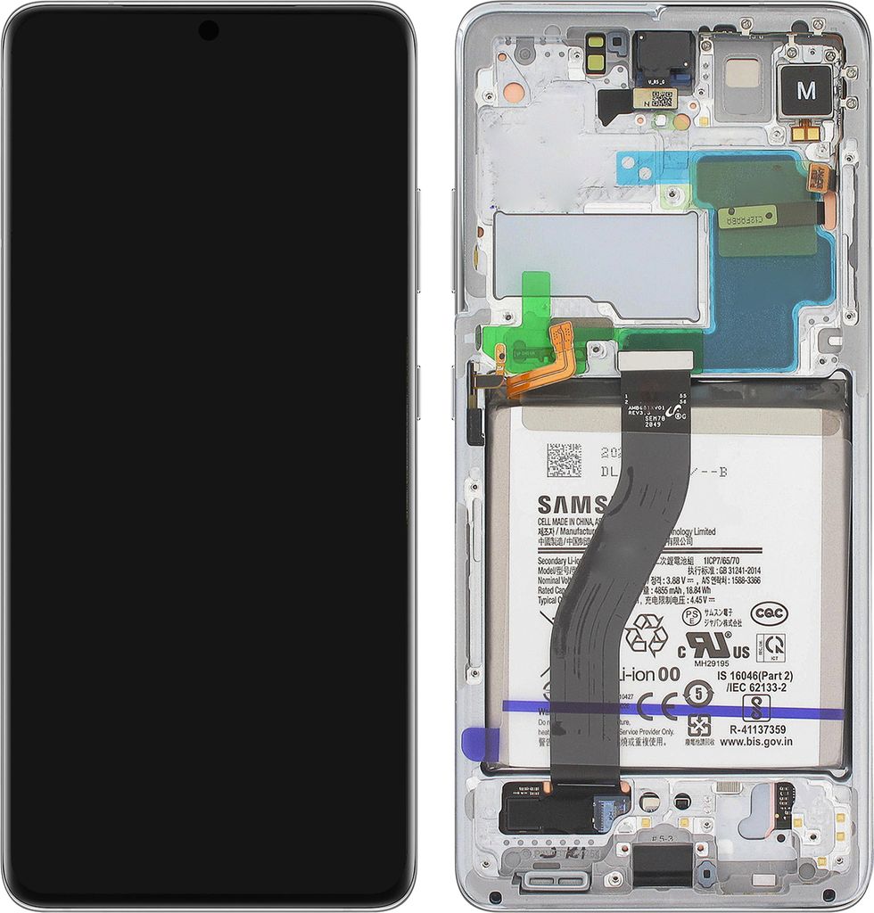 Original Samsung Akkudeckel, Rückseite für Samsung Galaxy A52 – Awesome Blue