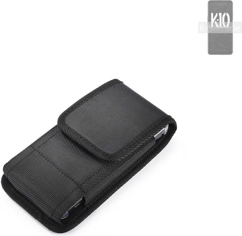 Holster Gürteltasche kompatibel mit Oppo K10 5G China Holster Gürtel Tasche wasserabweisend Handy Hülle Schutz Hülle Outdoor schwarz K-S-Trade