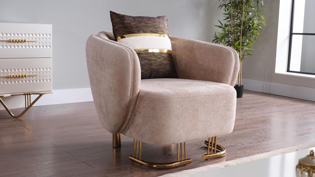 Prestigeträchtige 3+3+1 Wohnzimmer Garnitur Wohnzimmer set zwei Sofas und sessel