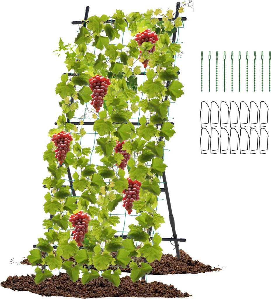 COSTWAY 187 cm záhradná mreža na popínavé rastliny, Obrázok produktu 