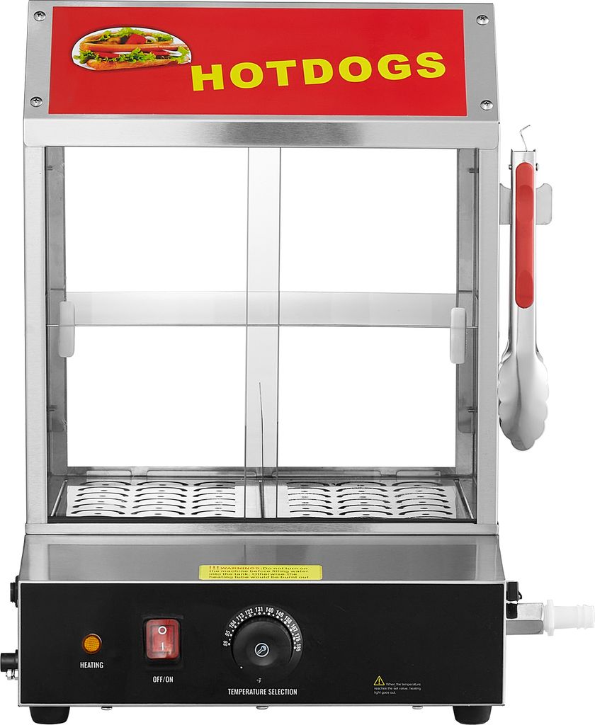 SucceBuy Hot Dog Dampfgarer, 27L, 2-stufiger Hot Dog Produktbild 