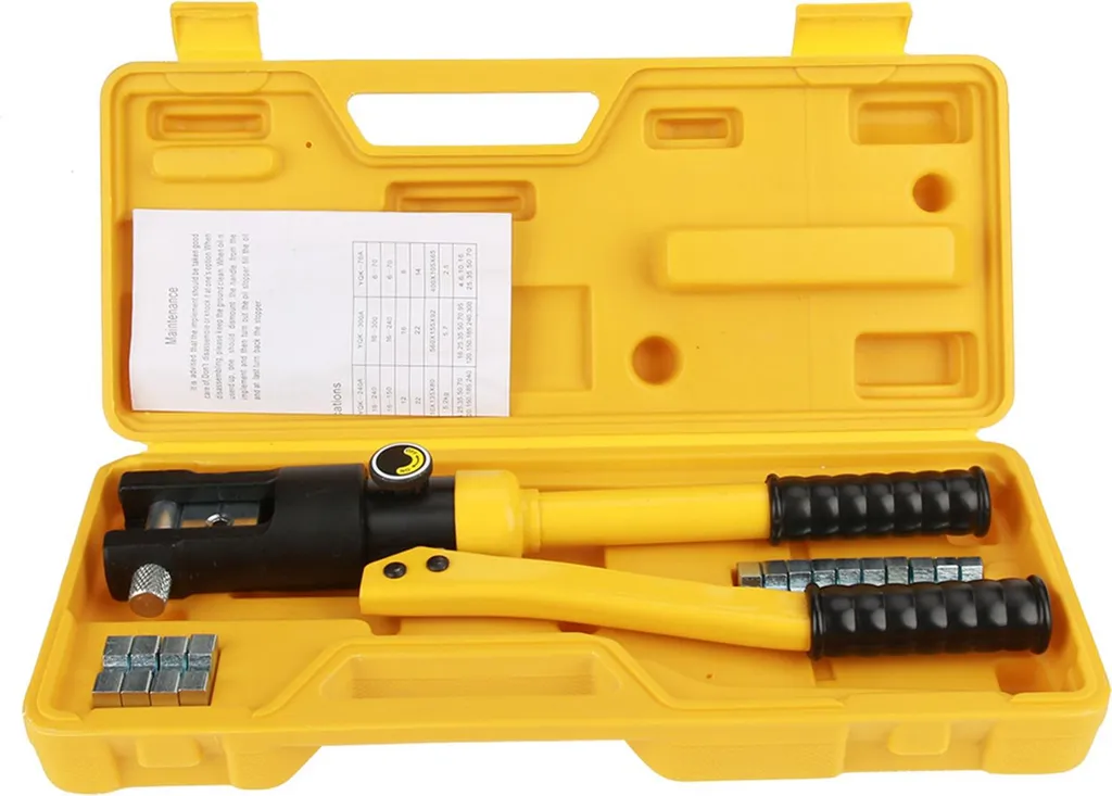 Kit de sertissage hydraulique pour câbles de batterie 10-120 mm²