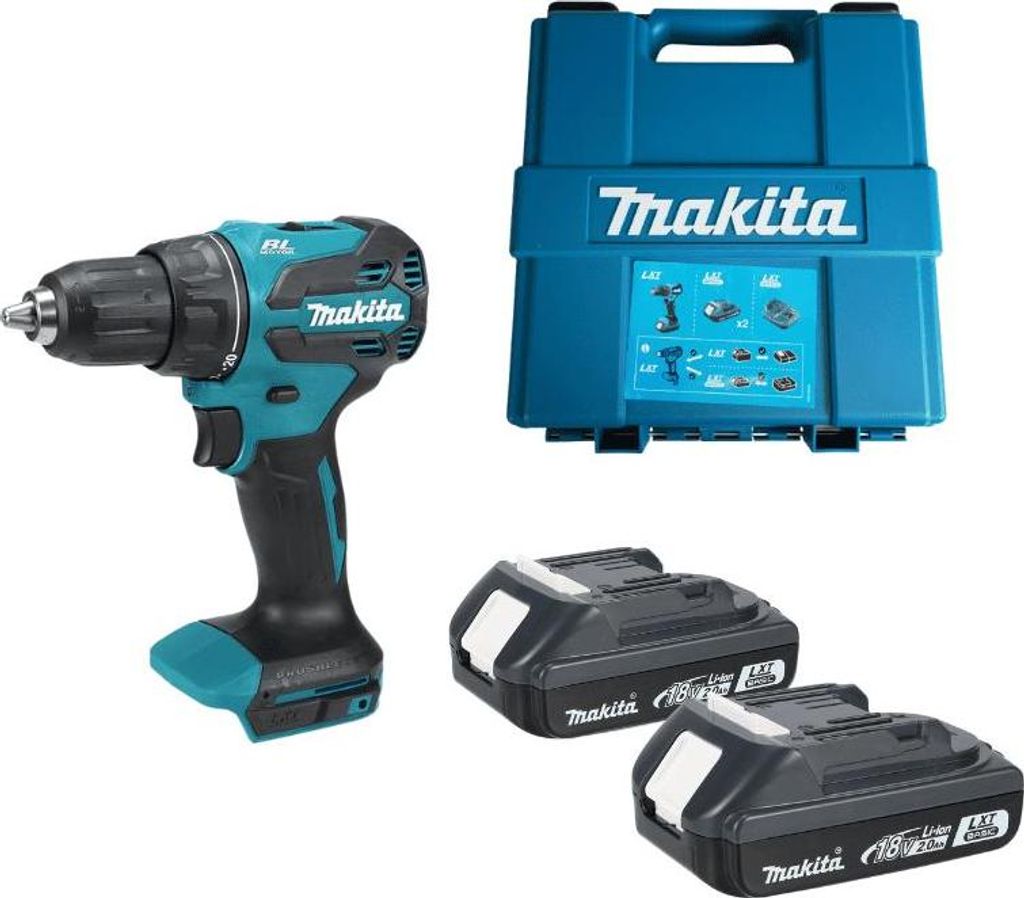 Akku-Bohrschrauber 18 V 65 Nm (2 x 2,0 Ah) - MAKITA Produktbild 