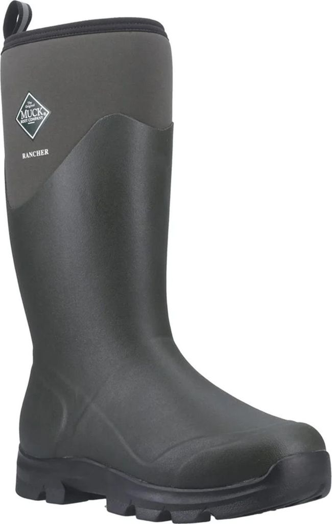 Muck Boots - "Rancher" Gummistiefel für Herren FS12386 (41 EU) (Oliv/Schwarz)