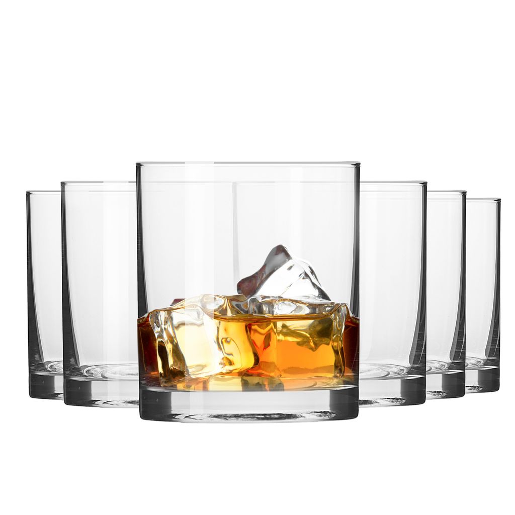 12 Verres à Eau Infinity 490ml - Verre Transparent Sans Plomb - Design Moderne Pour Maison, Bar, Fêtes
