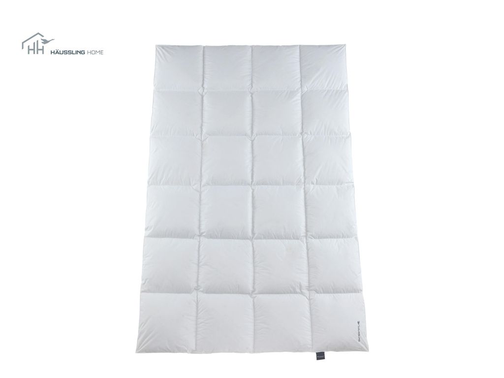 HÄUSSLING HOME Winter Daunendecke 135x200 cm | extra warme Winterdecke, Bettdecke Winter, Deutsche Manufaktur, 30% Daunen, auch für Allergiker ge...