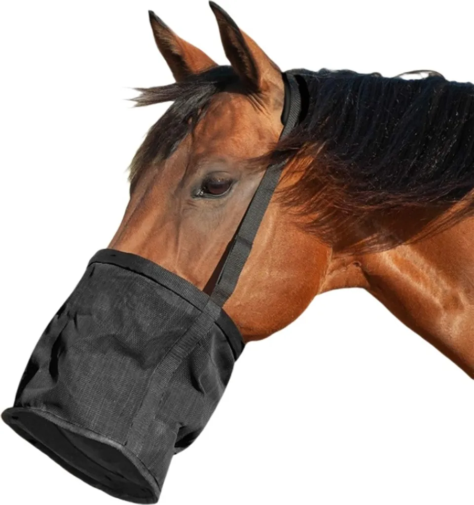 Sac d'alimentation cheval pour transport et écurie réglable taille L