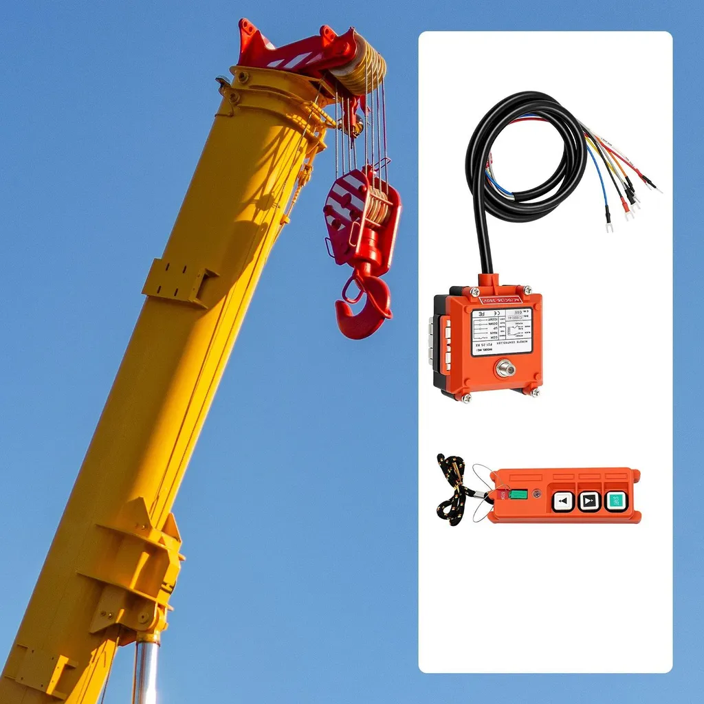 Télécommande de grue étanche IP65 en ABS orange robuste modèle F21-2S - 3