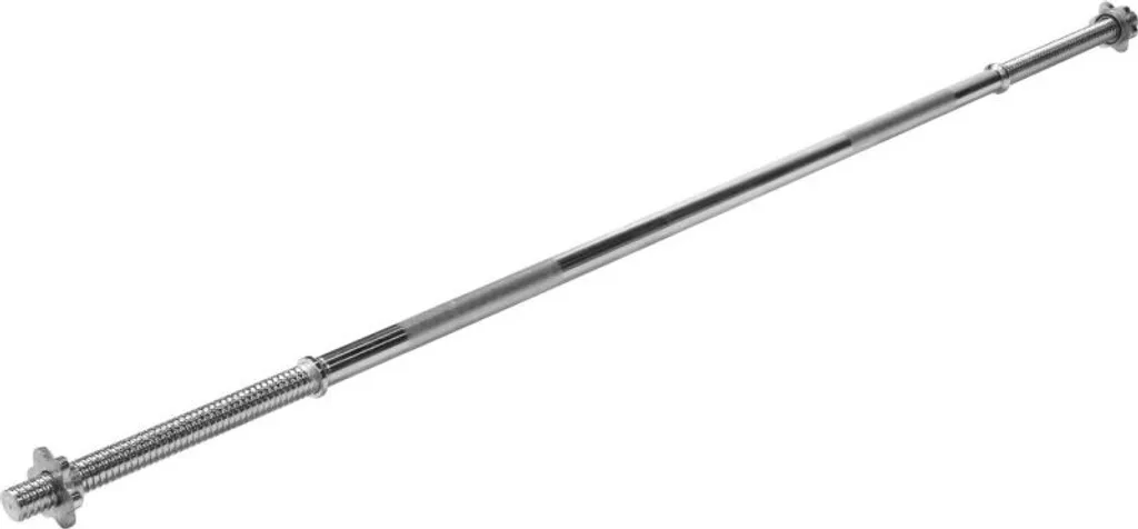 Barre d'haltères 150 cm avec grip antidérapant et diamètre de 24 mm