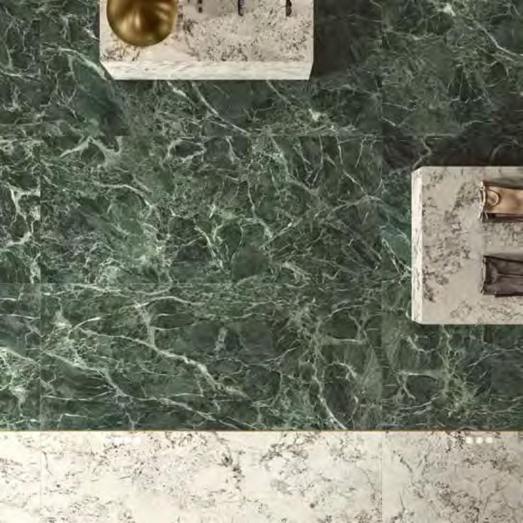 CASA39 Płytki imitujące marmur, kolor zielony, 120 x 120 Zdjęcie produktu 