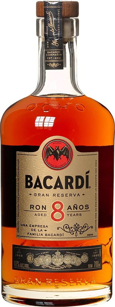 Bacardí Ron 8 Años | 40 % vol | 0,7 l
