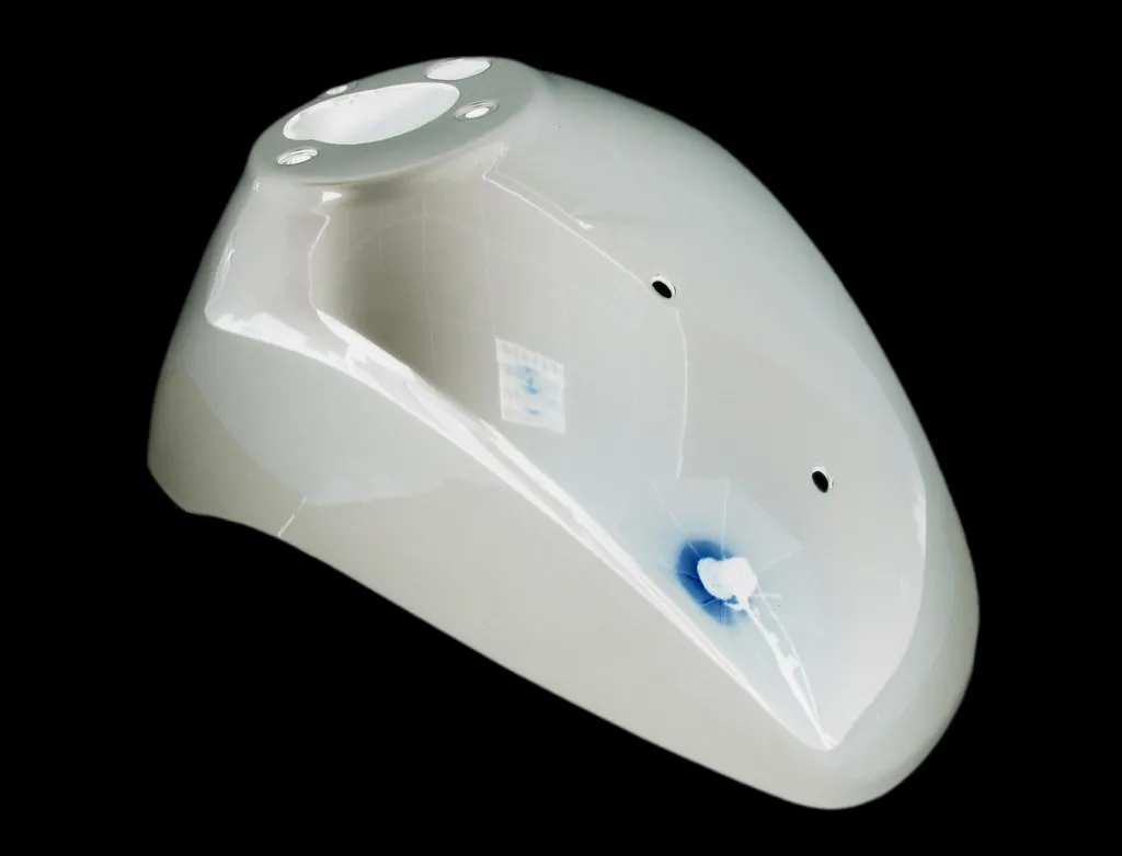 Face Avant de Carrosserie Blanche pour Vespa LX - Carénage Edge