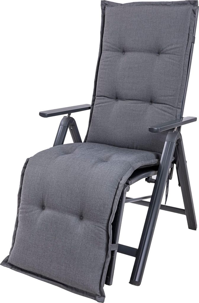 Auflage Relaxliege Milano 50089-51 grau meliert 168x48x6 cm Produktbild 