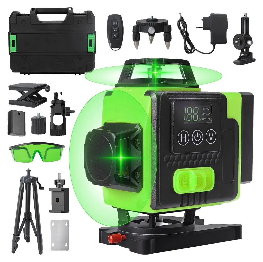 Niveau laser auto-nivelant 360° pour corriger vos faux niveaux 16L