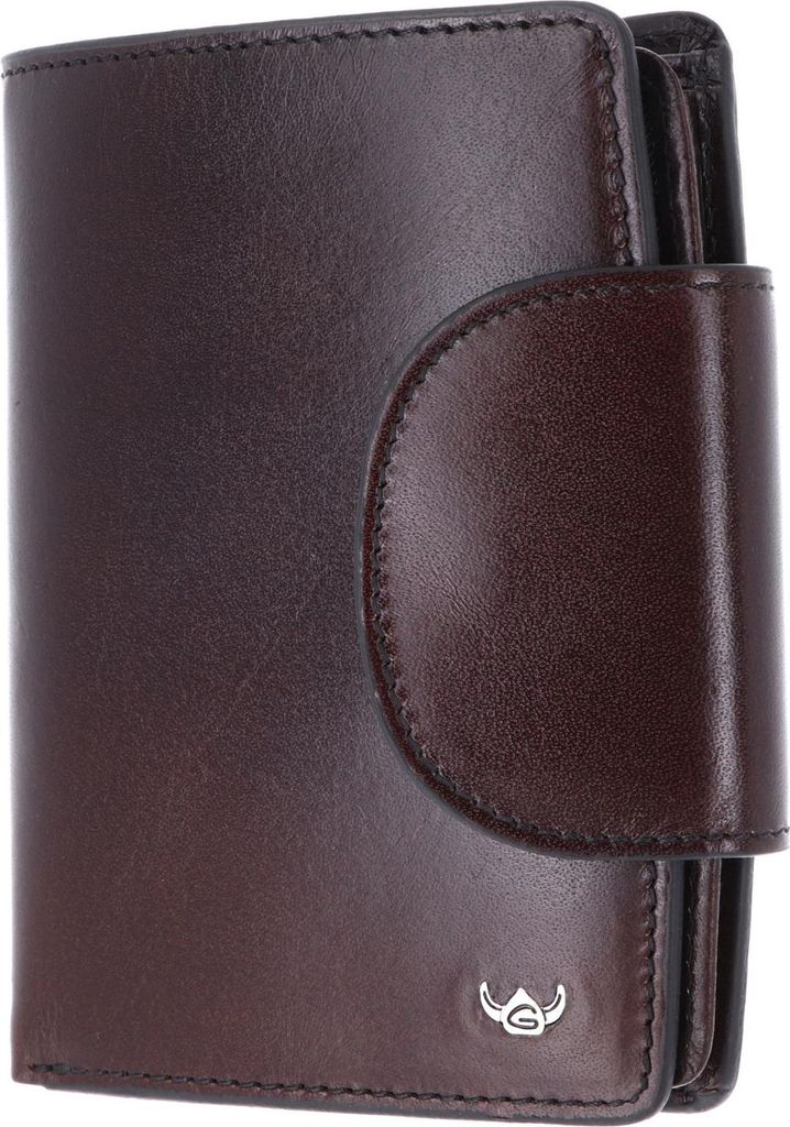 Golden Head Leder Geldbörse Colorado RFID Protect Kombischeintasche mit Riegel 1439 Bordeaux weinrot