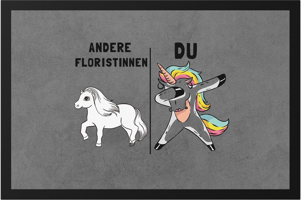 Andere Floristinnen Du Fußmatte Pferd Einhorn Humor Lustig Unicorn Geschenk Apotheke