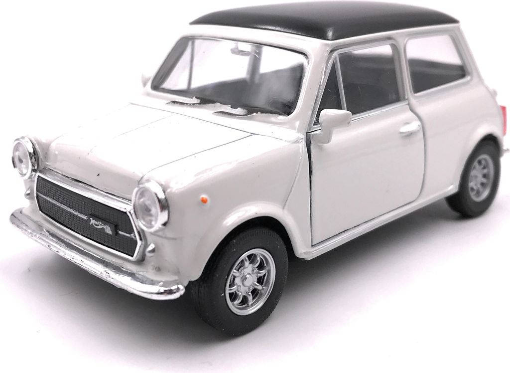 Onwomania Modellauto Mini Cooper 1300 Oldtimer Weiss Auto Produktbild 