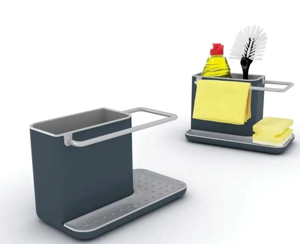 Fini le Désordre sur l'Évier avec le Joseph Joseph Caddy Small Gris