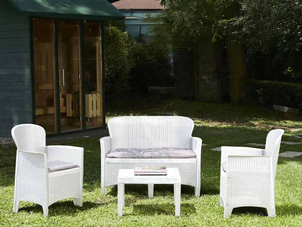 Outdoor-Lounge-Set Dlinett, Gartengarnitur mit 2 Sesseln, 1 Produktbild 