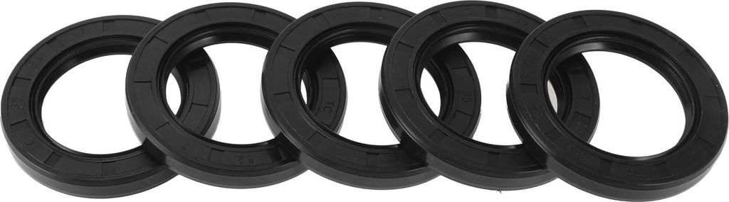 5 Stück Drehwellendichtung Hochdruck-Öldichtung 35x52x7mm Schwarz Nitril 70 Durometer Gummi