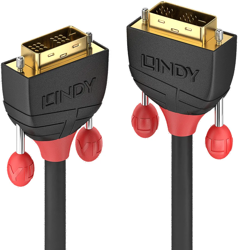 Cavo DVI Lindy 36258 5m | Gaming Setup 1080p | Schermatura Top