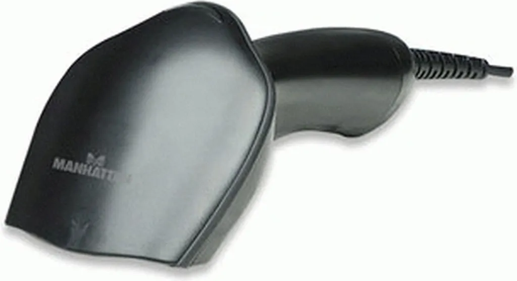 Douchette Code-barres Filaire CCD Manhattan 100mm avec Câble USB