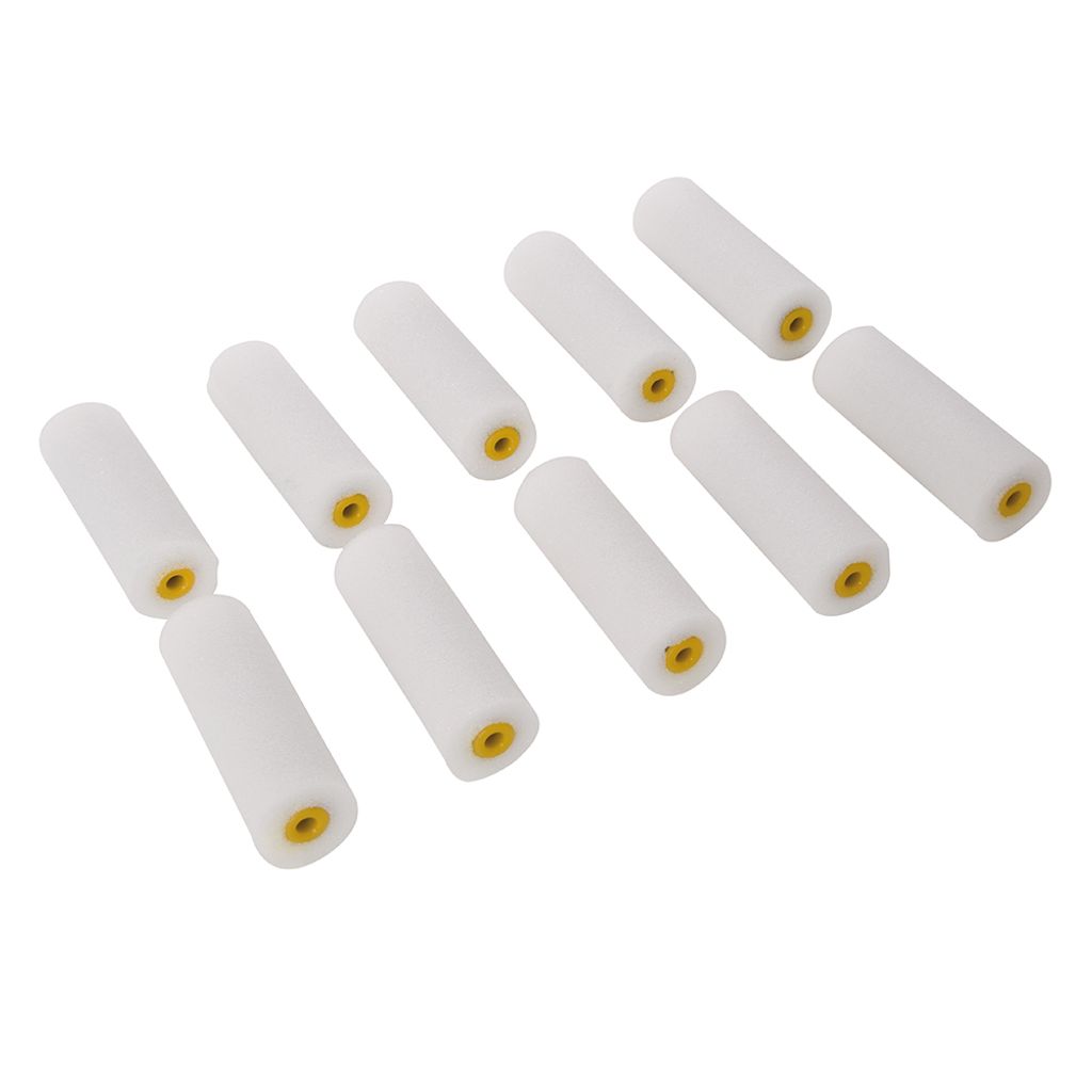 Silverline Mini-Farbwalzen, 100 mm, 10er-Pckg. Für Produktbild 