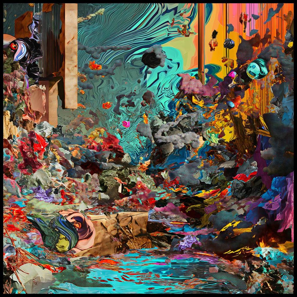 Plakat 90x90cm Alles und Nichts