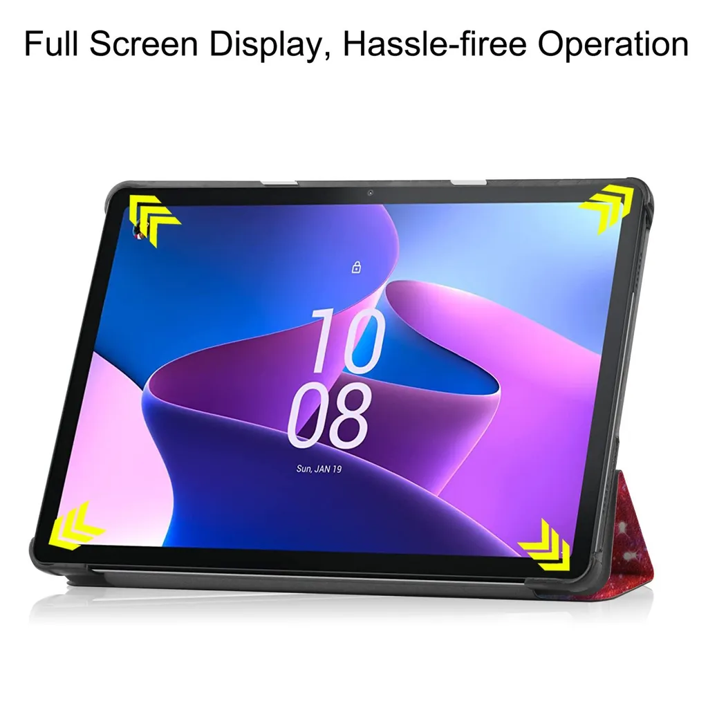 Cover Lenovo M10 3rd Gen 2022 10.1: Custodia Slim Smart Stand - 4