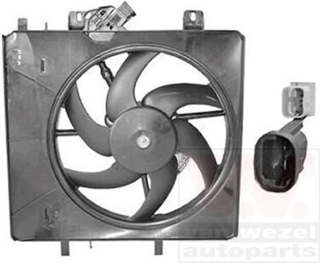 Ventilateur de radiateur VAN WEZEL 0917746 pour PEUGEOT 1007 KM