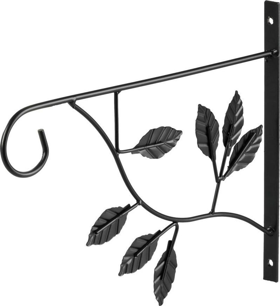 Gancio Strend Pro, porta vaso, nero, metallo, 30,5x25 cm Immagine del prodotto 