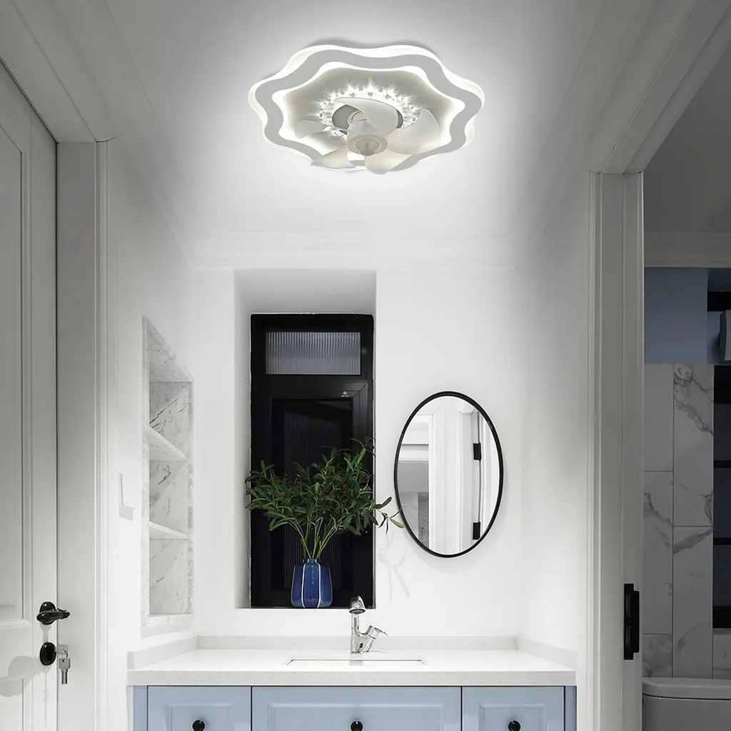 Ventilatore da Soffitto con Luce LED e Telecomando - Motore DC Silenzioso - 2
