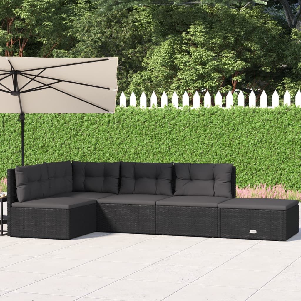 vidaXL 5tlg. GartenLoungeSet mit Kissen Kaufland.de