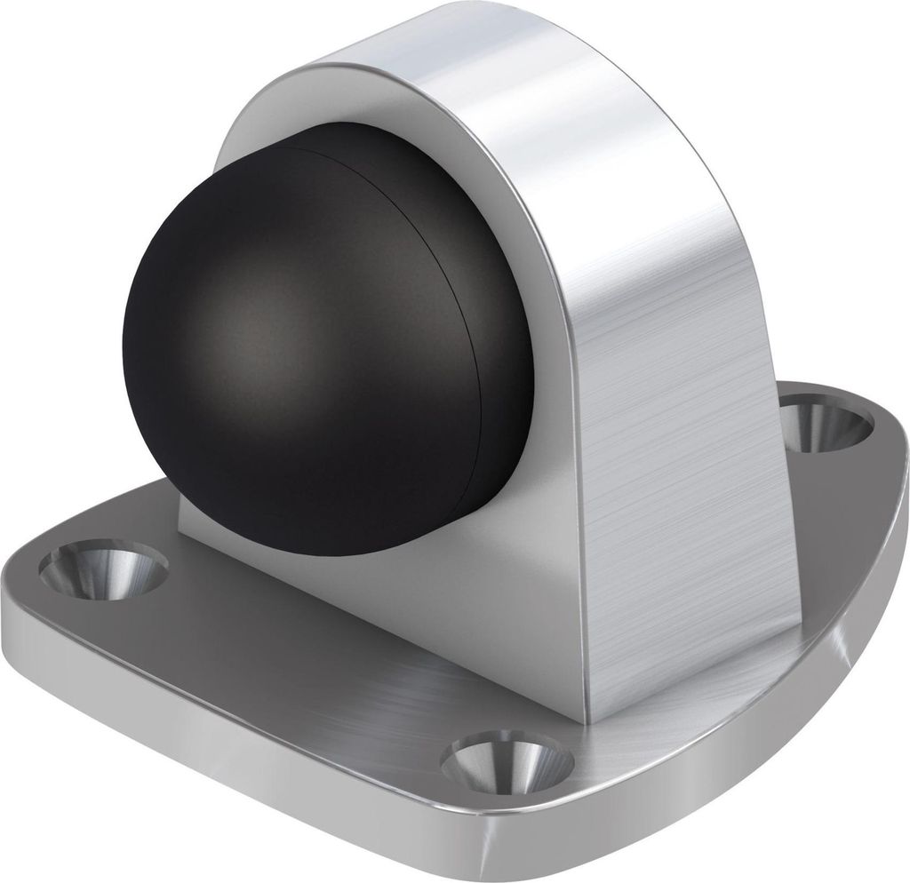BASI - Boden-Türstopper - TS 22 - Edelstahl Optik - Produktbild 
