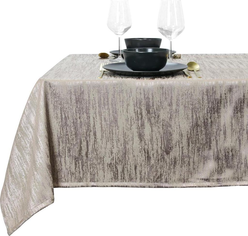 Unique Living - Tischdecke Neomi 145x300cm - Taupe