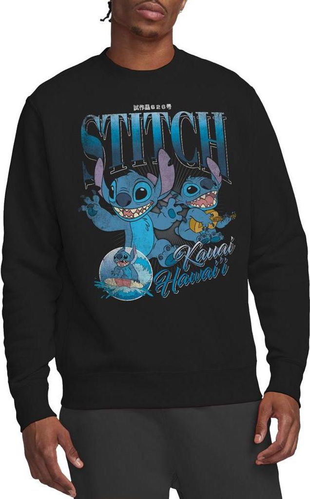 Lilo & Stitch - "Homage" Sweatshirt für Herren/Damen Uni TV20178 (M) (Schwarz)