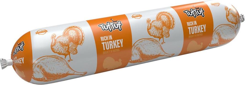 Tuftuf | Feuchtfutter für Hunde - Indyk - 900g - Produktbild 