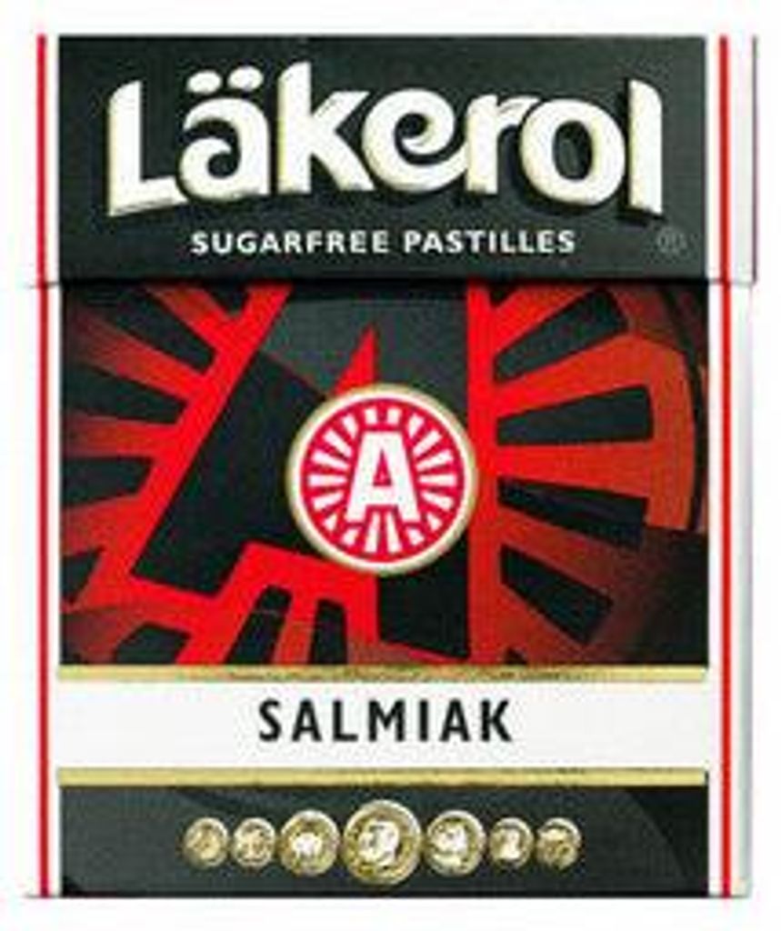 Läkerol Pastiglie al salmiak 12 x 33 g (senza zucchero) Immagine del prodotto 