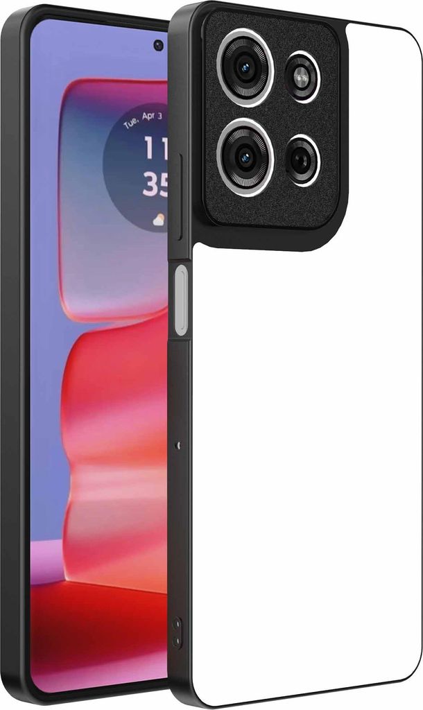 Smartphonica Geeignet für Motorola Edge 50 Pro Sublimation Fall TPU - Geeignet für Sublimation Druck Wärmepresse - DIY Fall mit eigenen Foto ode...
