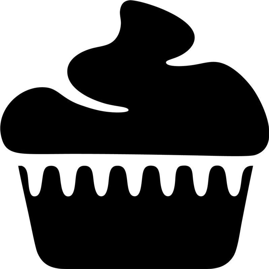 Kreidetafel-Aufkleber – abwischbare Wandaufkleber – Cupcake-Design – 110 x 110 cm