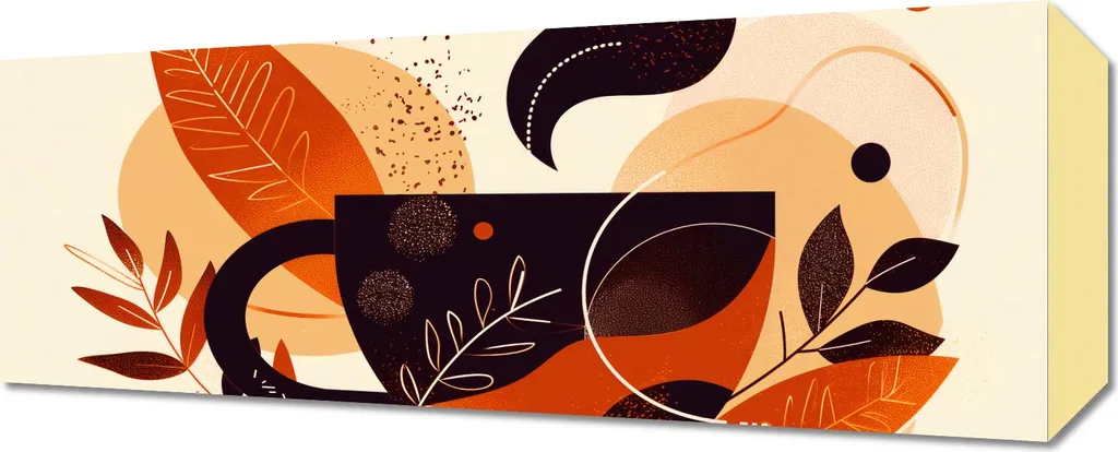 Quadro 50x20cm Ventaglio di calore