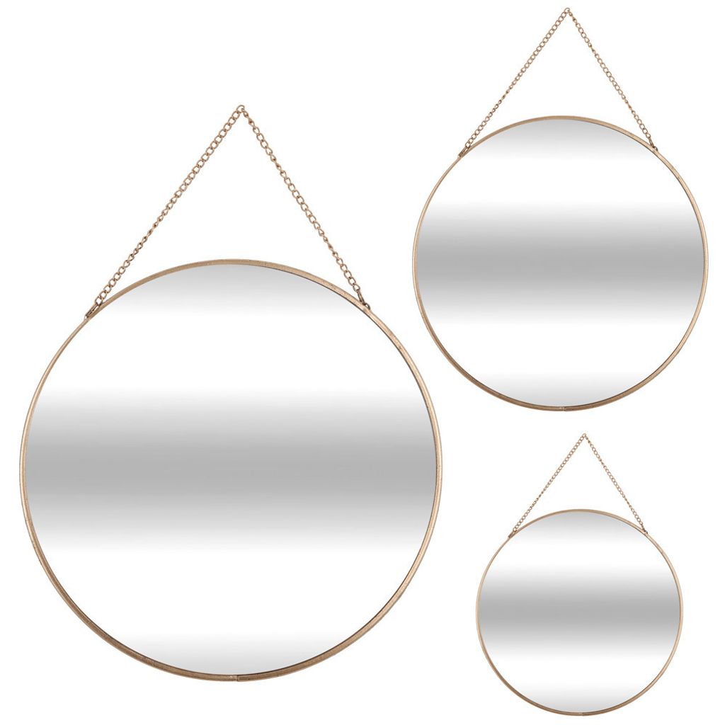 Atmosphera Créateur d'intérieur Wandpiegel 3er Set Glas Produktbild 