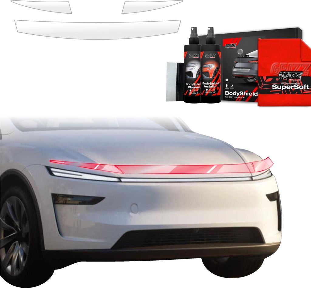 3in1 Schutzfolie für Motorhaube - Tesla Model Y Juniper (2024-2025) Grizz Protector