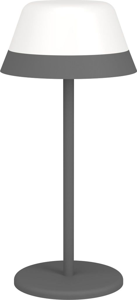 MEGGIANO Tischleuchte Tischbeleuchtung - H32 x Ø15 cm - grau - 1X1,5W;1X0,8W inkl. - IP54
