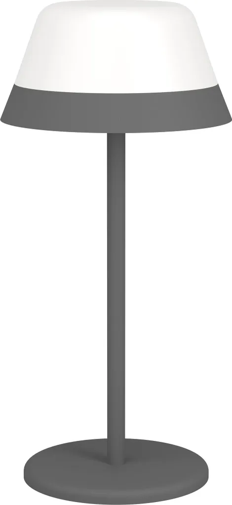EGLO 900978 Lampe de table LED RGBW tactile MEGGIANO grise et blanche