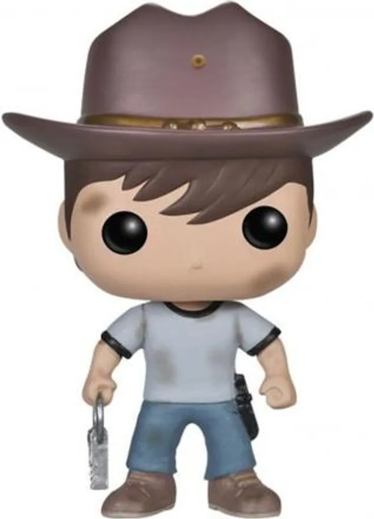Carl Grimes Funko Pop The Walking Dead Figurine Vinyle Détails Précis