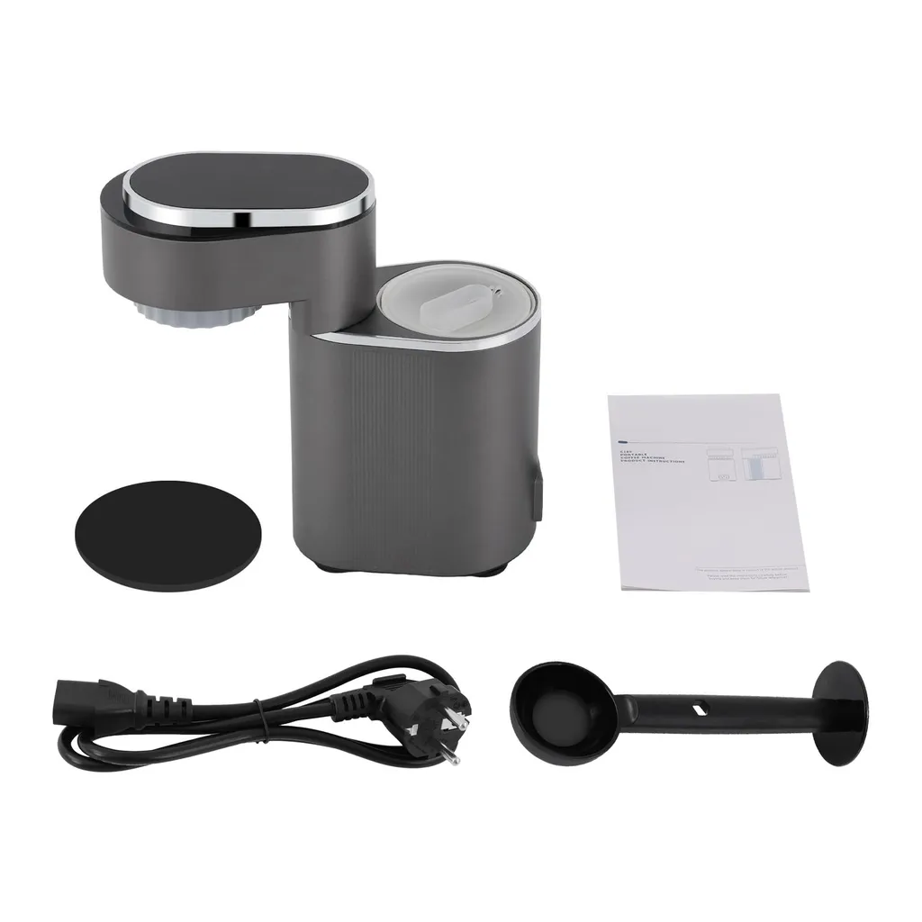 Mini cafetière 600W 150ml - Machine à espresso compacte grise série Nomad - 6